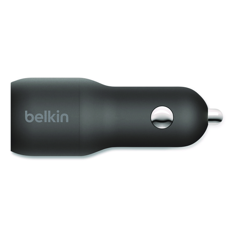 Belkin BOOST CHARGE Dual Car Charger with PPS, USB-A/USB-C, Black (BLKCCB004BT1MBK)