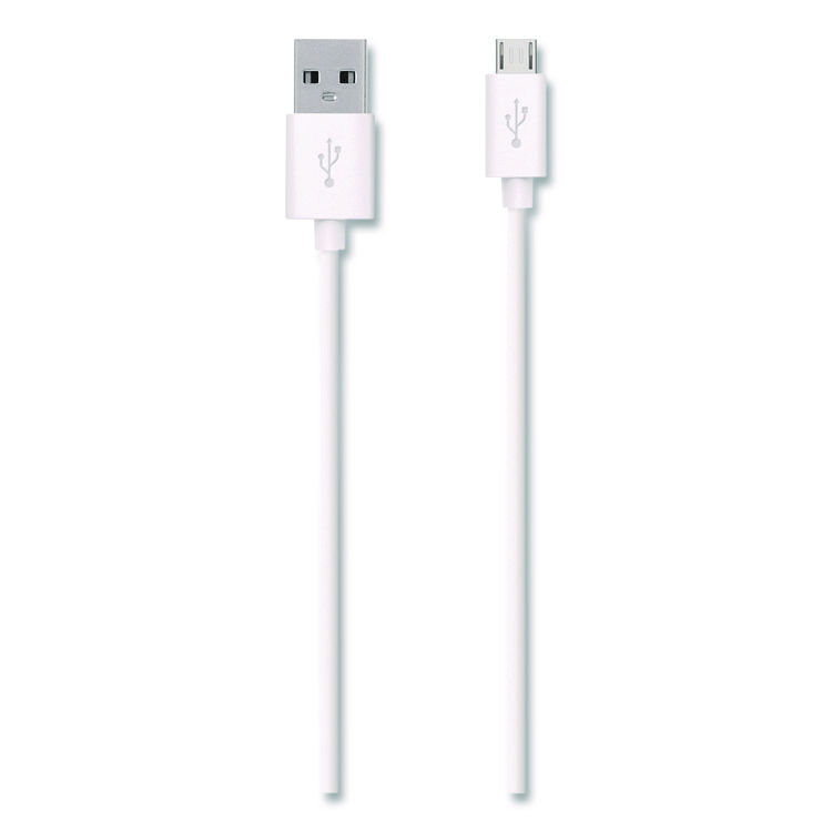 Belkin MIXIT Micro USB ChargeSync Cable, 4 ft, White (BLKF2CU012BT04W)
