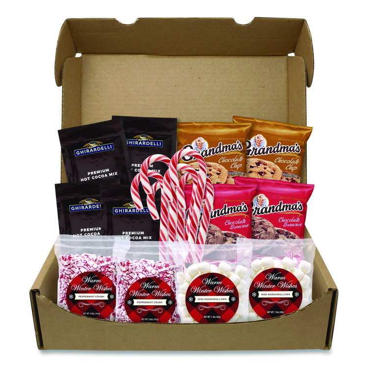 Snack Box Pros Warm Winter Wishes Hot Chocolate Kit, 18 Assorted Items/Box (GRR70000117)
