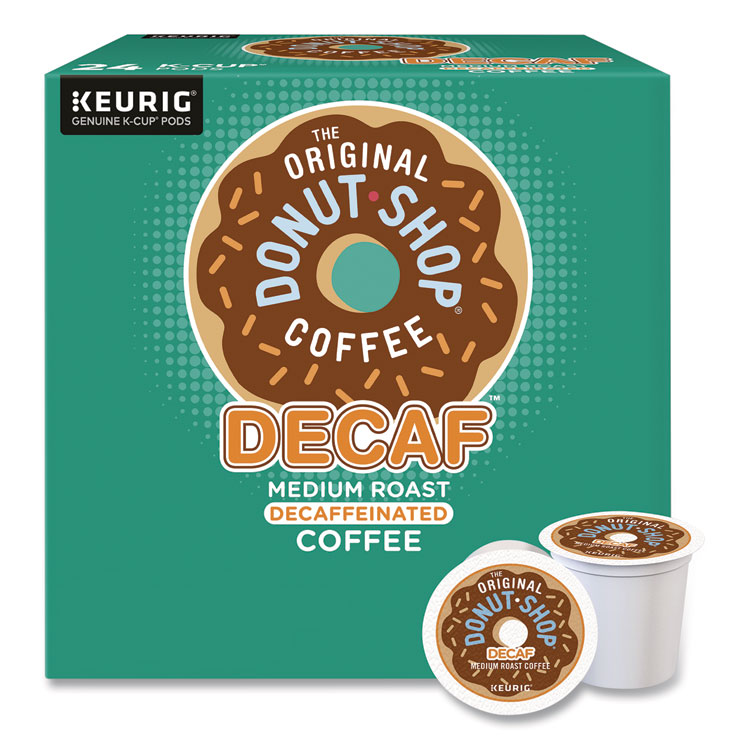 The Original Donut Shop Decaf Coffee K-Cups, 0.39 oz, 22/Box (DIE60224101)
