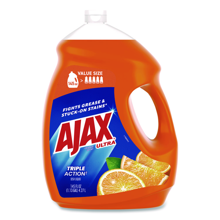 Ajax Dish Detergent Refill, Fresh Citrus Scent, 145 oz Bottle (CPC61034144)