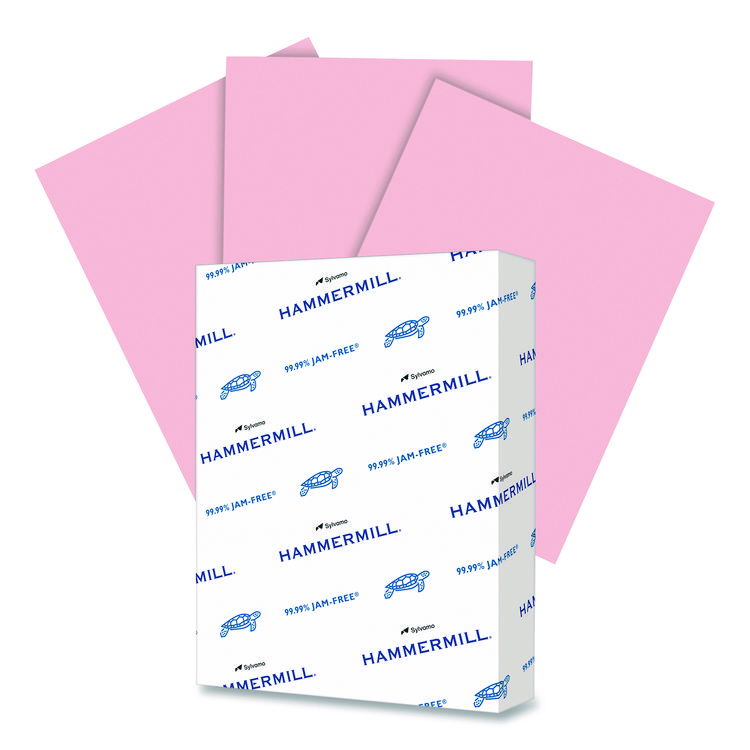 Hammermill Colors Print Paper, 24 lb Bond Weight, 8.5 x 11, Pink, 500/Ream (HAM104463RM)