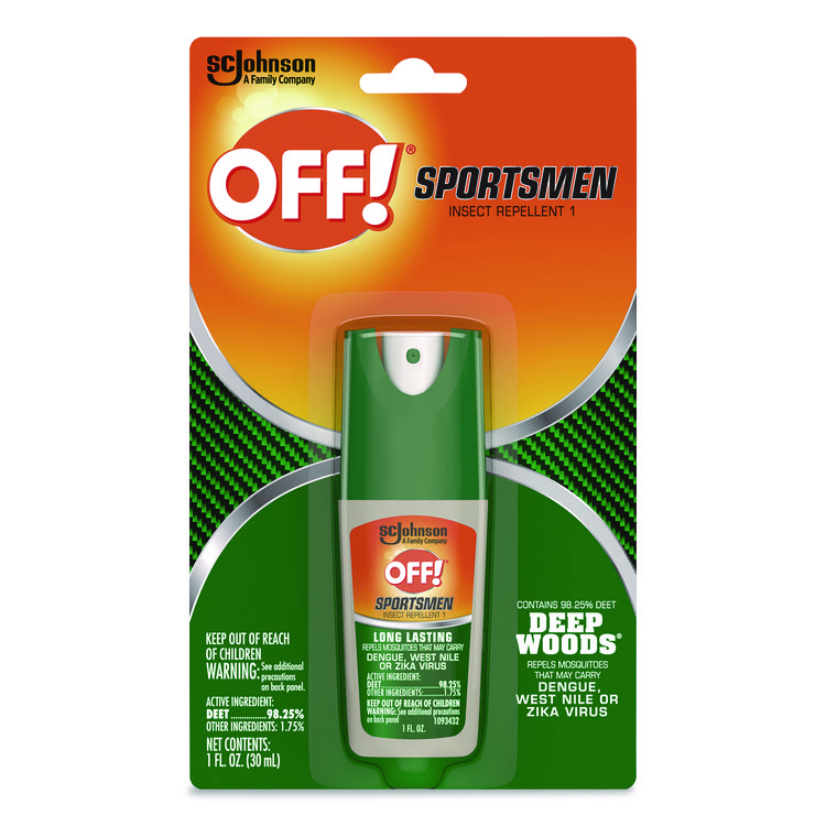 OFF! Deep Woods OFF for Sportsmen, 1 oz Pump Bottle (SJN317188EA)