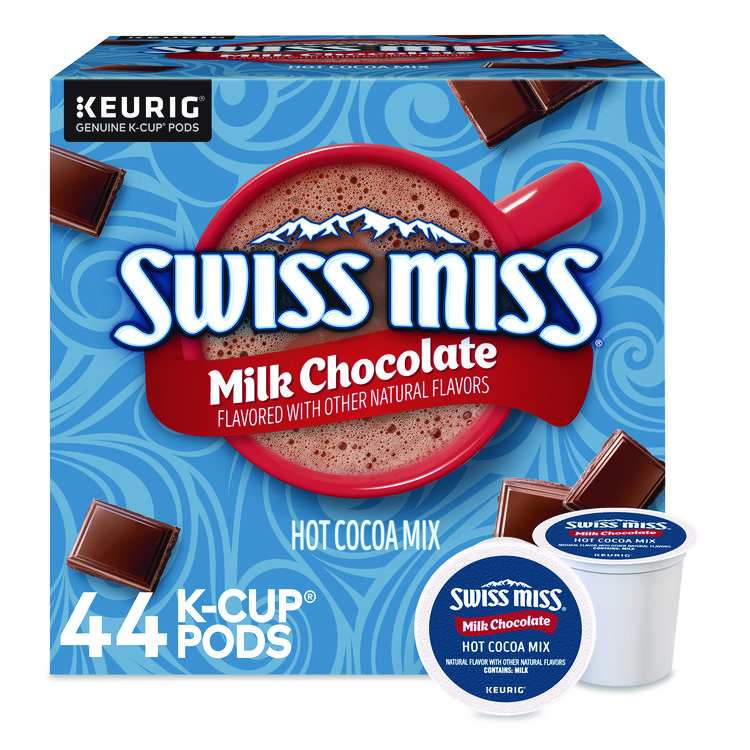 Swiss Miss Milk Chocolate Hot Cocoa K-Cups, 0.65 oz, 44/Box (SWM2259481)