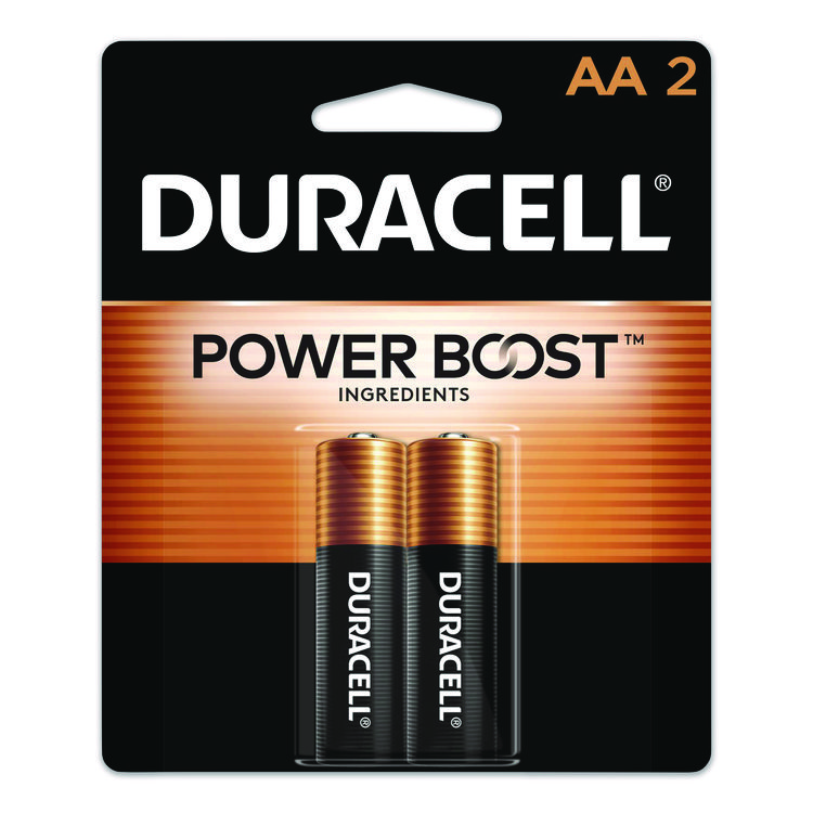Duracell Power Boost CopperTop Alkaline AA Batteries, 2/Pack (DURMN1500B2Z)
