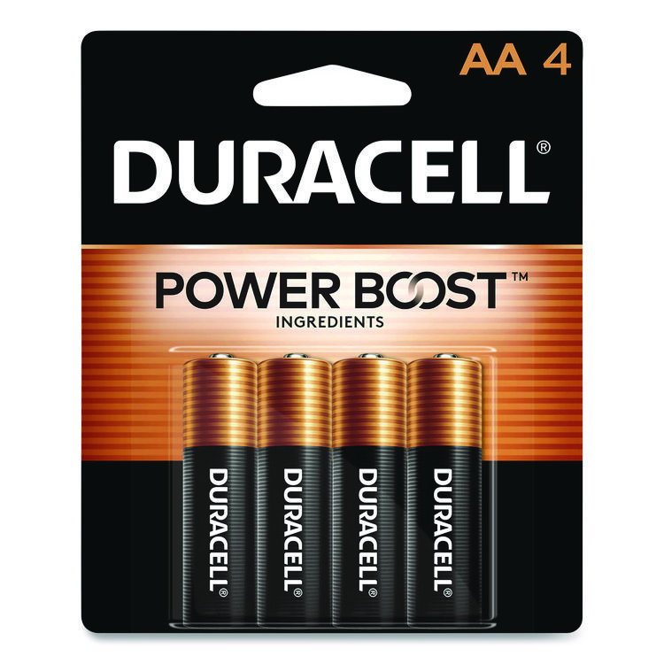 Duracell Power Boost CopperTop Alkaline AA Batteries, 224/Carton (DURMN1500B4ZCT)