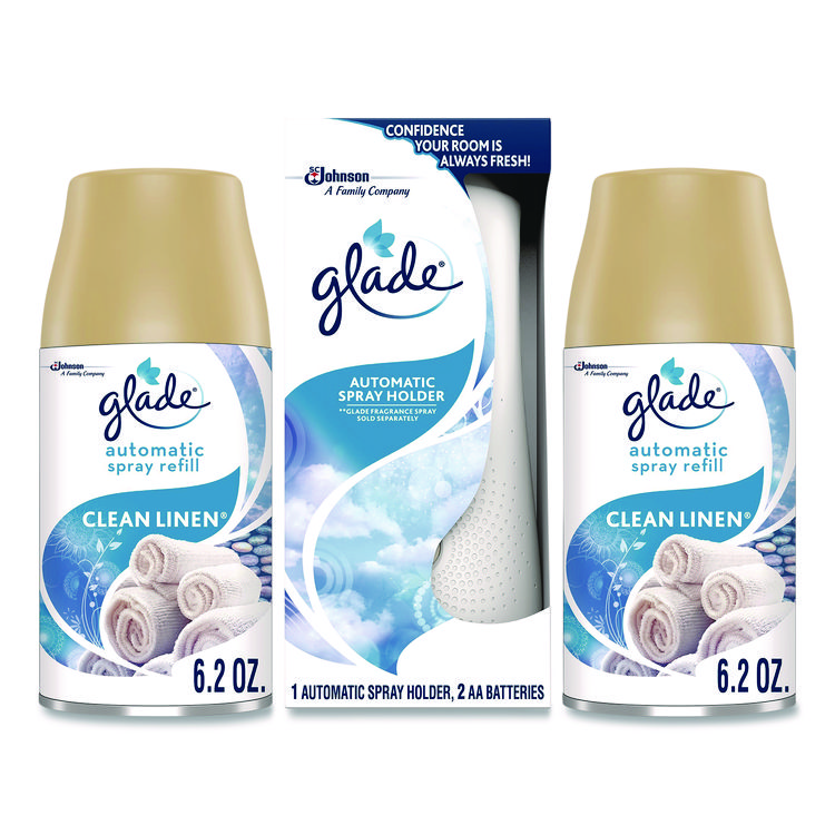 Glade Automatic Spray Air Freshener Combo Set, 3/Pack (SJN375634)