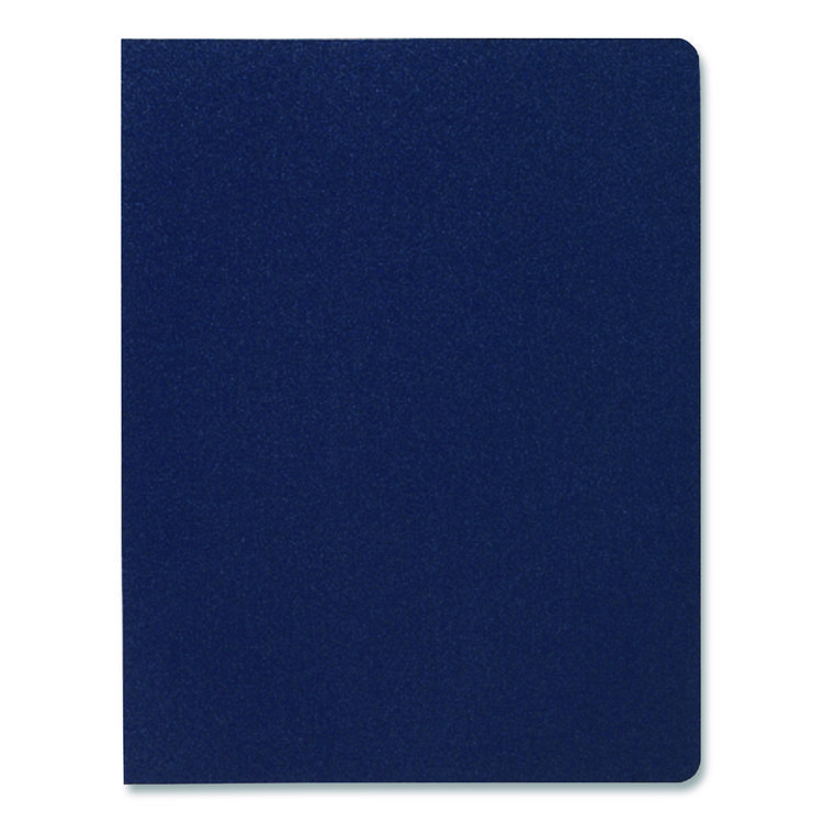 Swingline GBC Solids Presentation Covers for Binding Systems, Plastic, Round Corners, 11 x 8.75, Navy, 25/Pack (GBC25730)