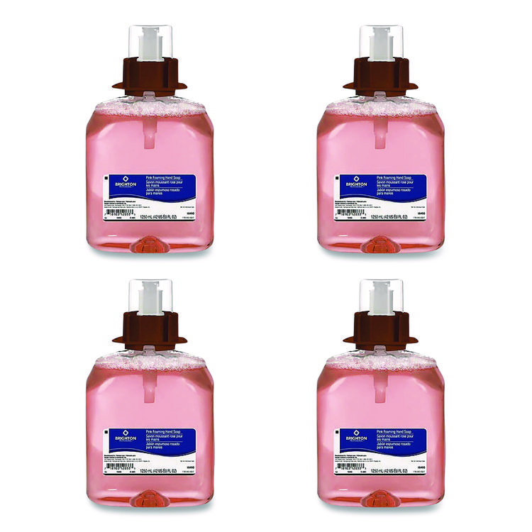Brighton Professional Foaming Hand Soap Refill for BP Dispenser, Fruity Scent, 1,250 mL, 4/Carton (GOJBPR59206)