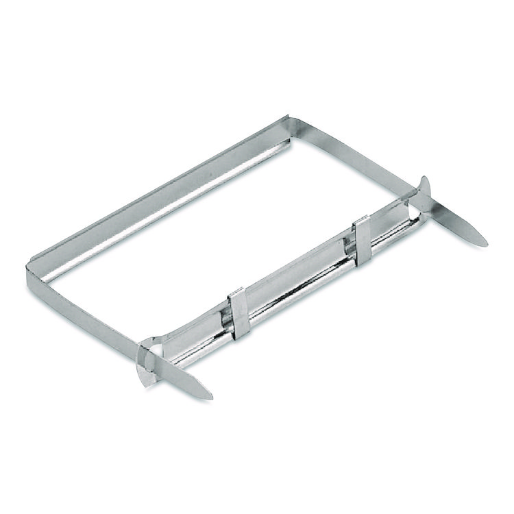 Officemate Two-Prong File Fastener Sets, 2" Capacity, 2.75" Center to Center, Silver, 50/Box (OIC609114)