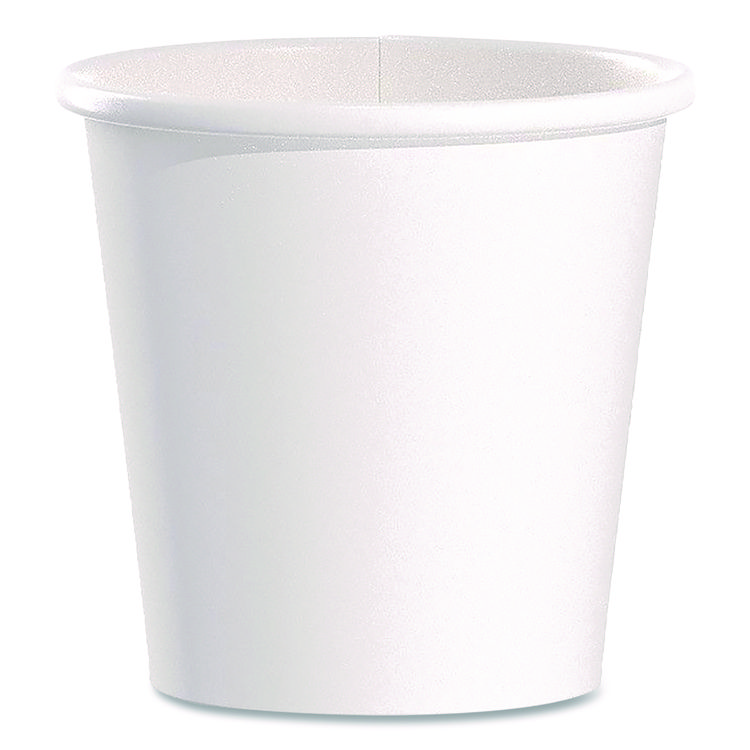 SOLO Paper Hot Cups, 4 oz, White, 50/Pack (SCC374W2050PK)