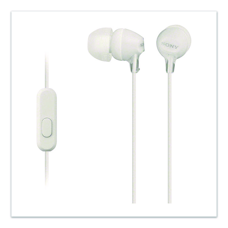 Sony MDREX15AP Fashion Color EX Earbuds, White (SON1668136)