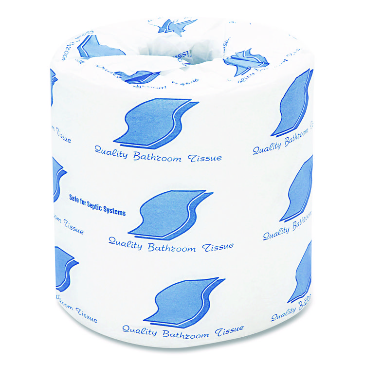 GEN Bath Tissue, Septic Safe, 2-Ply, White, 420 Sheets/Roll, 96 Rolls/Carton (GEN800)