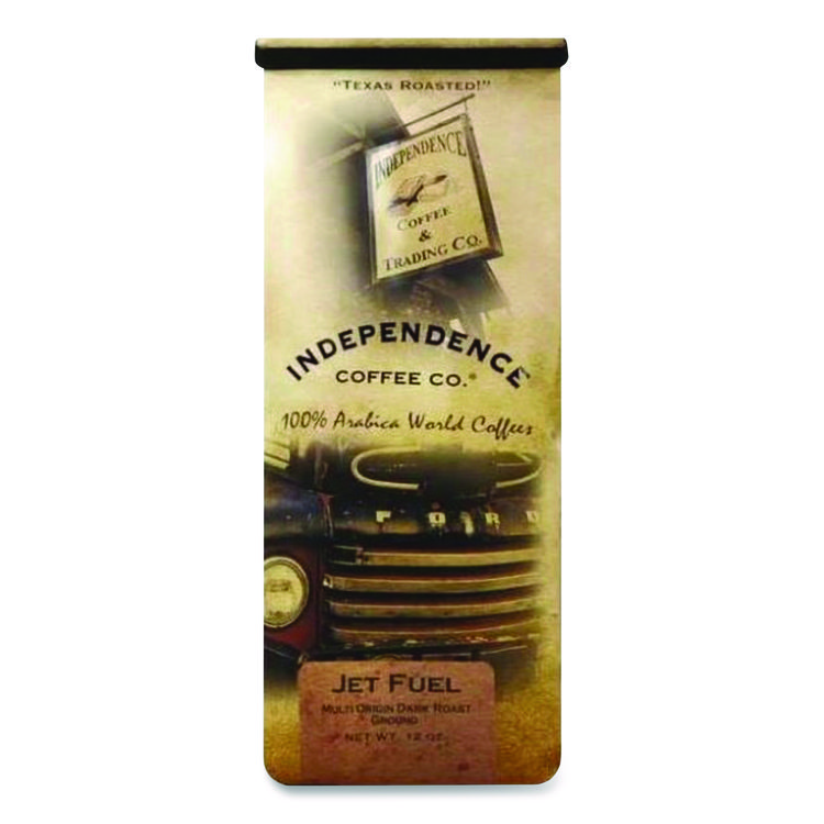 INDEPENDENCE COFFEE CO. Jet Fuel Ground Coffee, 12 oz Packet (ICCICF73109)