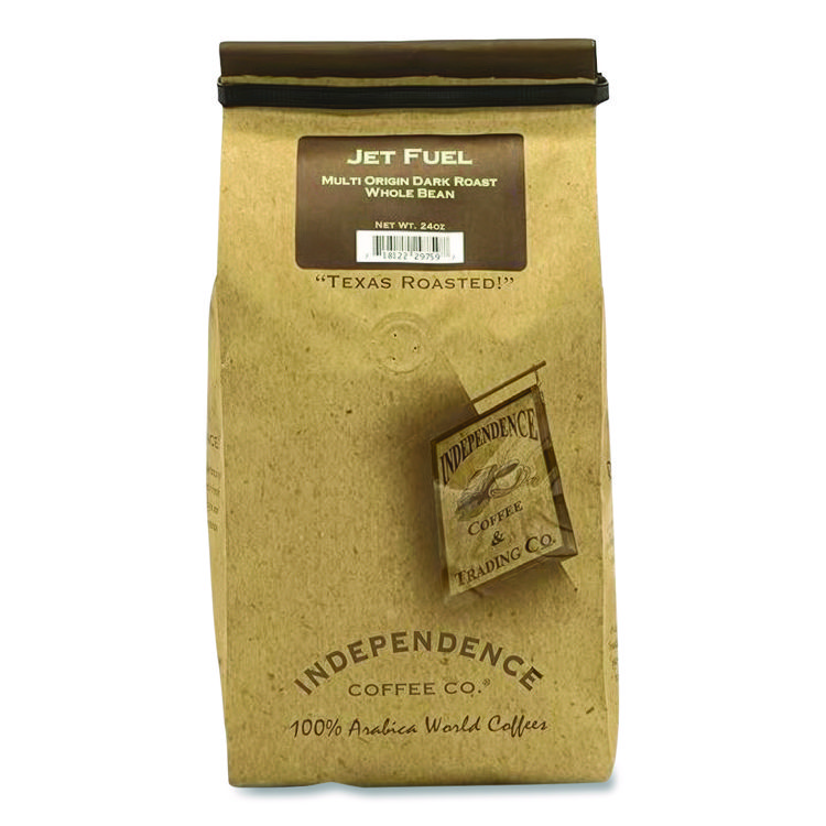 INDEPENDENCE COFFEE CO. Jet Fuel Whole-Bean Coffee, 24 oz Bag (ICCICF73110)