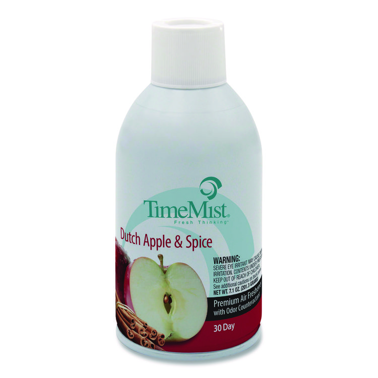 TimeMist Premium Metered Air Freshener Refill, Dutch Apple and Spice, 7.1 oz Aerosol Spray (TMS1042818EA)