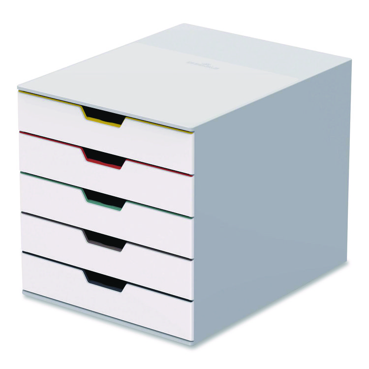 Durable Desktop Document Sorter, 5 Sections, For File Size A4 to C4, 11 x 14 x 11.5, Assorted Colors (DBL762527)
