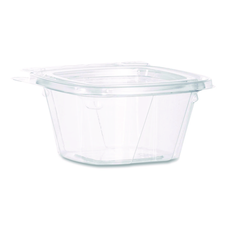 Dart ClearPac SafeSeal Tamper-Resistant, Tamper-Evident Containers, 3.72 x 4.2 x 1.97, Clear, Plastic, 400/Carton (DCCCH6DEF)