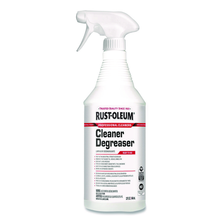 Rust-Oleum Cleaner Degreaser Trigger Spray, 32 oz Spray Bottle, 6/Carton (RST352263)