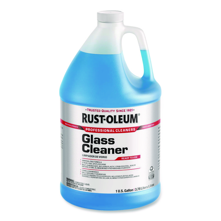Rust-Oleum Professional Glass Cleaner, 1 gal Jug, 4/Carton (RST352243)