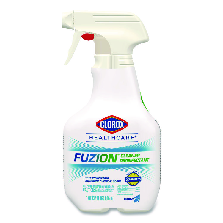 Clorox Healthcare Fuzion Cleaner Disinfectant, 32 oz Spray Bottle (CLO31478EA)