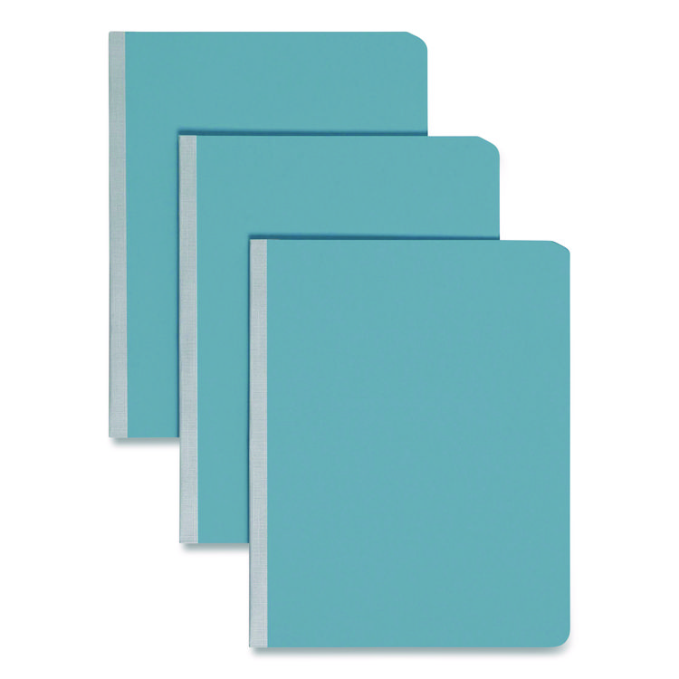 Smead Prong Fastener Premium Pressboard Report Cover, Two-Piece Prong Fastener, 3" Capacity, 8.5 x 11, Blue (SMD81050)