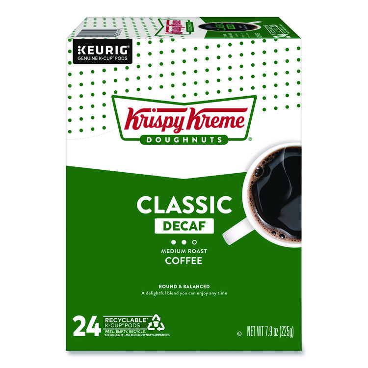 Classic Classic Decaf Coffee K-Cups, Medium Roast, 24/Box (GMT6111)