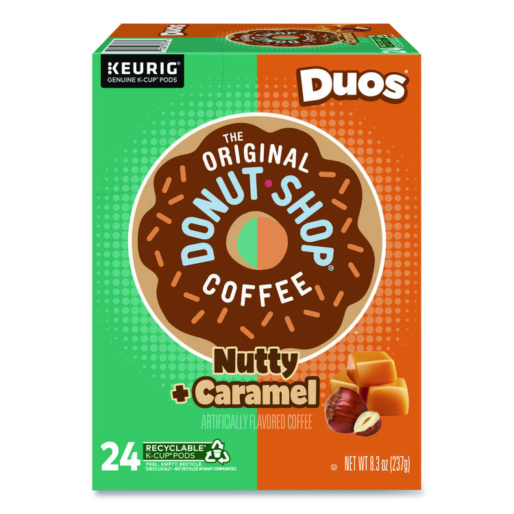 The Original Donut Shop Nutty Plus Caramel K-Cup, 0.34 oz, 24/Box (GMT7476)