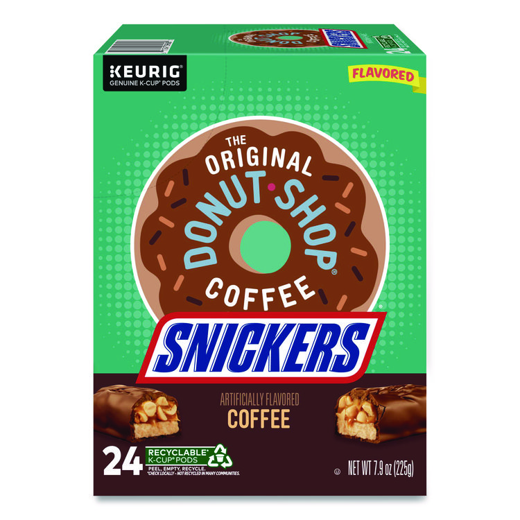 The Original Donut Shop SNICKERS Flavored Coffee K-Cups, 24/Box (GMT9608)