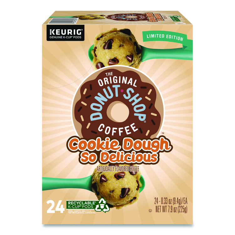 The Original Donut Shop Cookie Dough So Delicious K-Cups, 0.3 oz K-Cup, 24/Box (GMT9534)