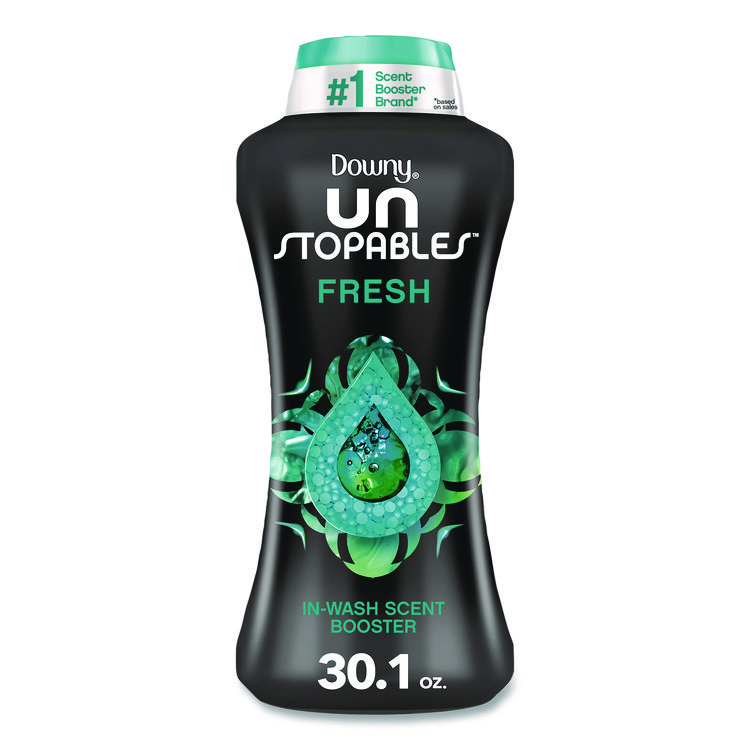 Downy Unstoppables In-Wash Scent Booster Beads, Fresh Scent, 30.1 oz Canister (DNY14518)
