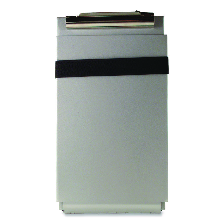 Saunders Recycled Aluminum Citation Holder Clipboard, 1/2" Clip Capacity, Holds 6 x 11 Sheets, Silver (SAU12205)