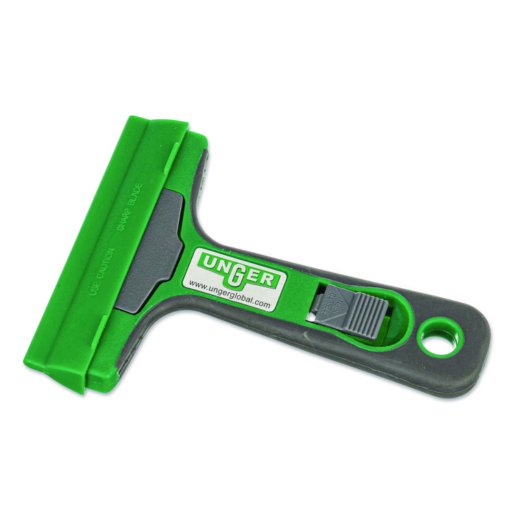 Unger Maxi Scraper, 4", 10/Carton (UNGSTMAX)