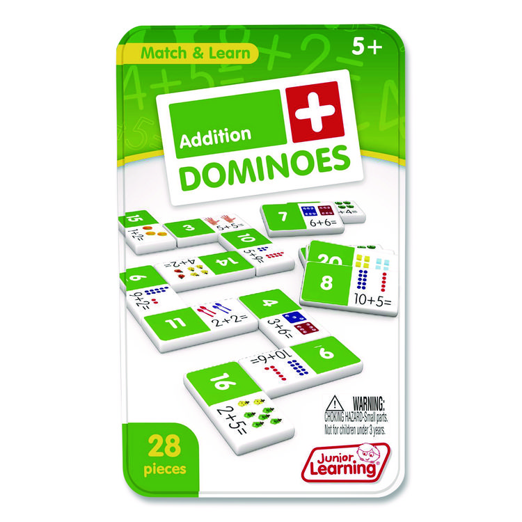 JUNIOR LEARNING Addition Dominoes, Ages 5 to 10 (JRL481)