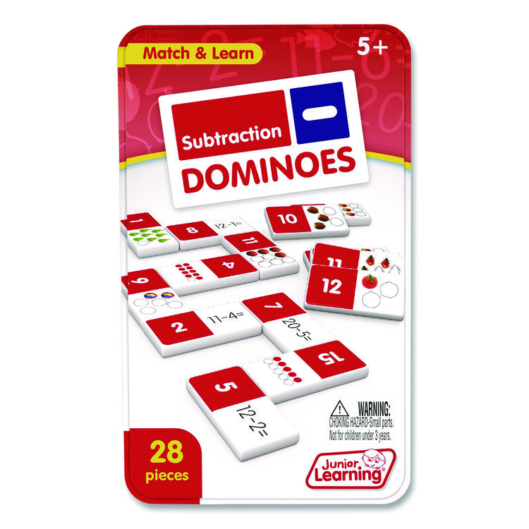 JUNIOR LEARNING Subtraction Dominoes, Ages 5 to 10 (JRL482)