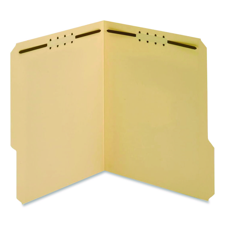 Pendaflex Manila Fastener Folders, 0.75" Expansion, 2 Fasteners, Letter Size, Manila Exterior, 50/Box (PFX24537R)