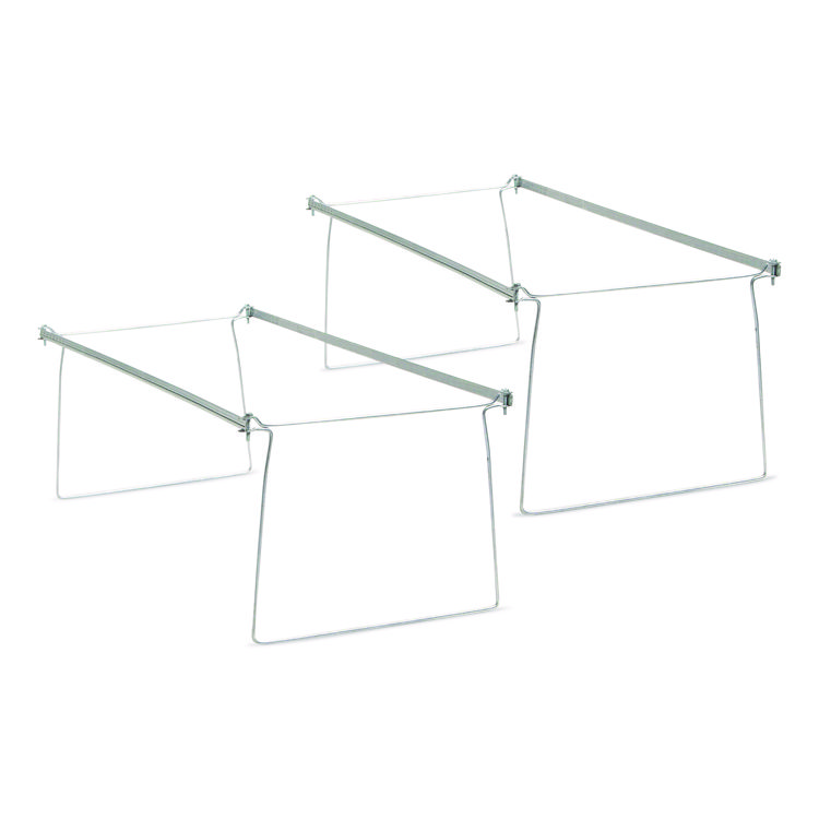 Smead Steel Hanging Folder Drawer Frame, 1 Section, Letter Size, 23" to 27" Long, Gray, 2/Pack (SMD64870PK)