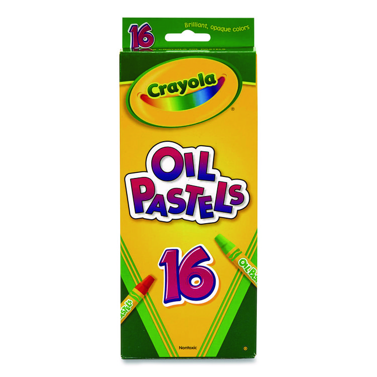 Crayola Oil Pastels,16 Assorted Colors, 16/Pack (CYO524616)