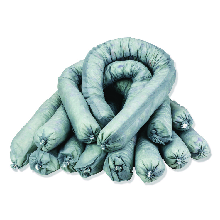 HOSPECO TASKBrand Industrial OilSorb Sorbent Boom, 1.03 gal, 3 x 48, 10/Carton (HOSASACBS10)