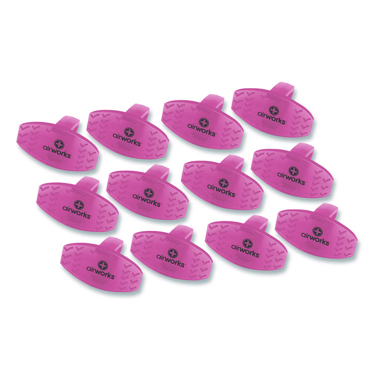 HOSPECO AirWorks Bowl Clips, Fruit Basket Scent, Light Red, Dozen (HOSAWBC229)