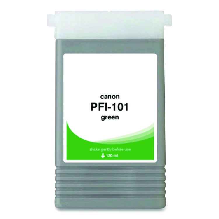 101 Compatible Green Ink, Replacement for PFI-101 (0890B001AA), 130 mL (CTGWCPFI101GR)
