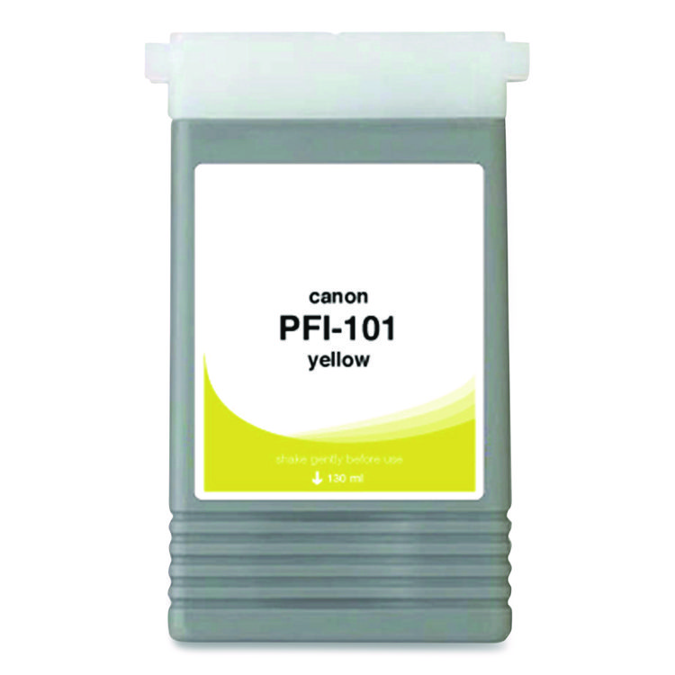 101 Compatible Yellow Ink, Replacement for PFI-101 (0886B001AA), 130 mL (CTGWCPFI101Y)
