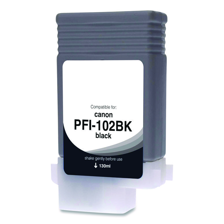 CLOVER IMAGING GROUP Compatible Photo Black Ink, Replacement for PFI-102 (0895B001AA), 130 mL (CTGWCPFI102PB)