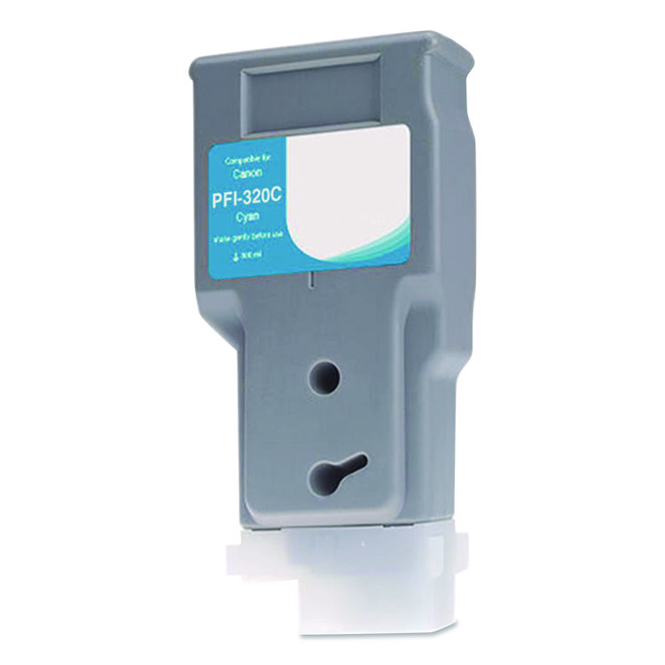 CLOVER IMAGING GROUP Compatible Cyan Ink, Replacement for PFI-320 (PFI-320C), 330 mL (CTGWCPFI320C)