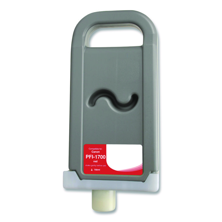 CLOVER IMAGING GROUP Compatible Red Ink, Replacement for PFI-1700 (0783C001AA), 700 mL (CTGWCPFI1700R)
