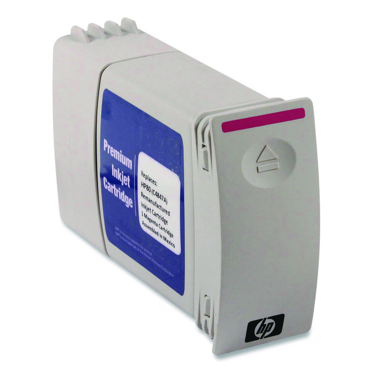 CLOVER IMAGING GROUP Remanufactured Magenta High-Yield Ink, Replacement for 80 (C4847A), 350 mL (CTGWH80M)