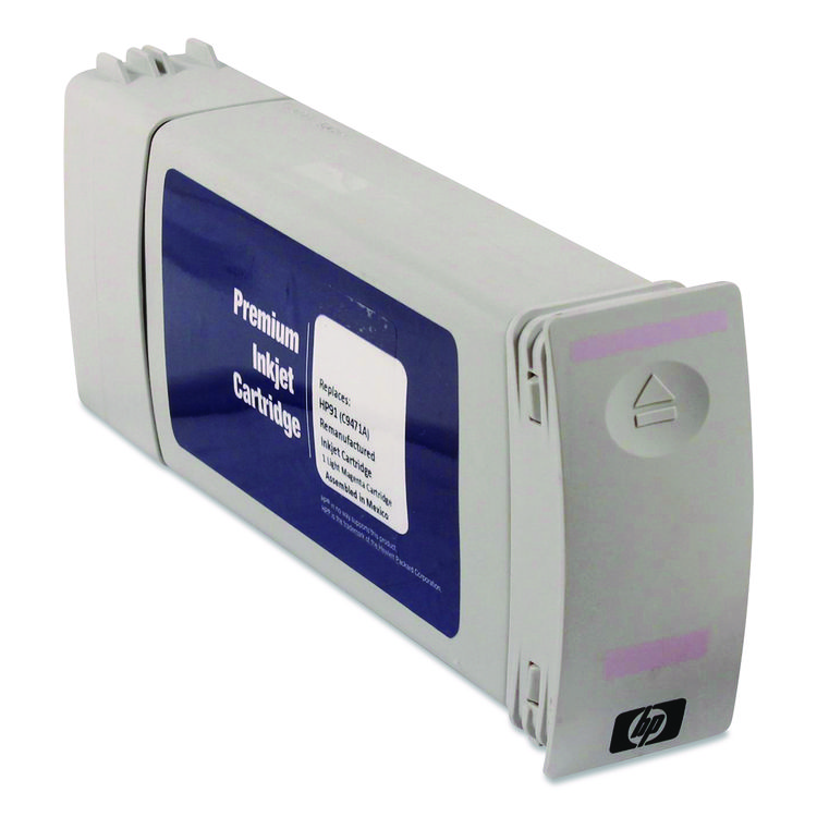 CLOVER IMAGING GROUP Remanufactured Light Magenta High-Yield Ink, Replacement for 91 (C9471A) 775 mL (CTGWH91LM)