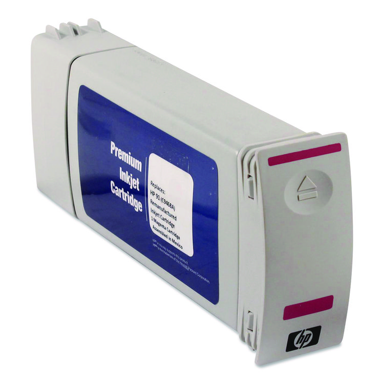 CLOVER IMAGING GROUP Compatible Magenta High-Yield Ink, Replacement for 91 (C9468A), 775 mL (CTGWH91M)