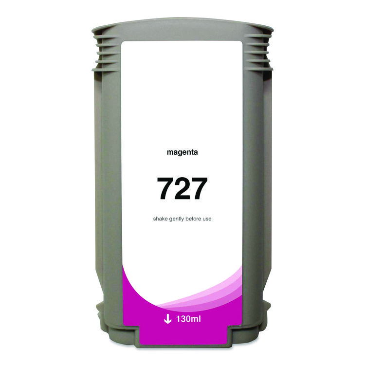 CLOVER IMAGING GROUP Compatible Magenta Ink, Replacement for 727 (B3P20A), 130 mL (CTGWH727M)