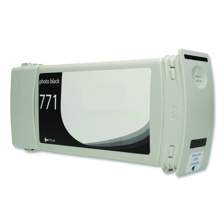 CLOVER IMAGING GROUP Remanufactured Photo Black Ink, Replacement for 771 (CE043A, B6Y21A), 775 mL (CTGWH771PB)